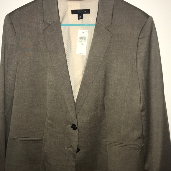 Ann Taylor NWT Brown Blazer - Picture 4 of 5